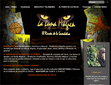 Tablet Screenshot of lalunamagica.com